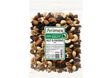 Riekstu-rozīņu maisījums ARIMEX 500g