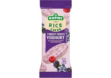 Rīsu galetes ar jogurtu un meža ogām KUPIEC 60g