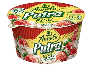 Rīsu putra ANNELE ar zemenēm 200g