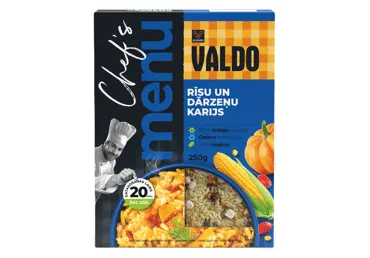 Rīsu un dārzeņu karijs VALDO 250g