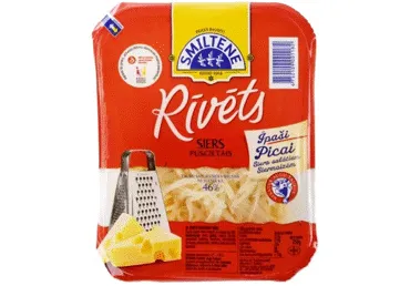 Rīvēts puscietais siers SMILTENE 250g
