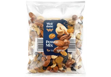 Rozīņu riekstu maisījums Power Mix WELL DONE 300g