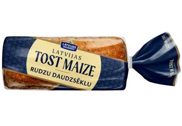 Rudzu daudzsēklu Latvijas Tost Maize LM 450g  