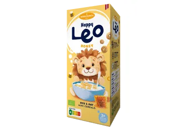 Rudzu un auzu pārslas HAPPY LEO ar medu 150g