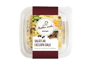 Salāti ar liellopa gaļu MEISTARA MARKA 200g