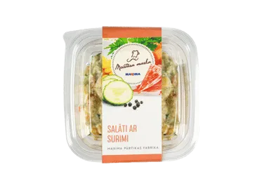 Salāti ar surimi MEISTARA MARKA 200g