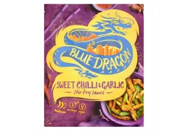 Saldā čili ķiploku mērce BLUE DRAGON 120g