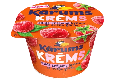 Saldā krējuma krēms ar aveņu garšu KĀRUMS 150g
