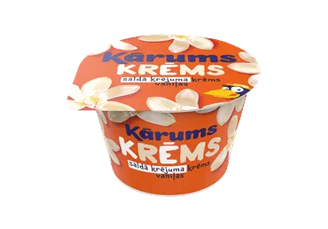 Saldā krējuma krēms KĀRUMS vaniļas 150g