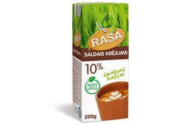 Saldais krējums RASA 10% 200ml