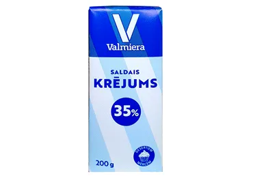 Saldais krējums VALMIERA 35% UHT 200g