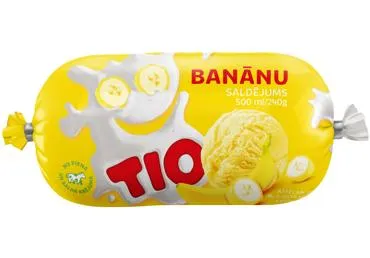 Saldējums ar banānu garšu TIO 240g