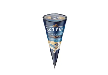 Saldējums ar iebiezināto pienu konuss RŪJIENA 65g