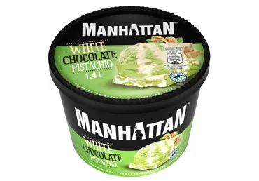 Saldējums ar pistācijām MANHATTAN 700g