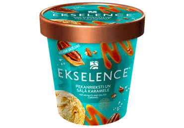 Saldējums ar sāļo karameli un pekanriekstiem EKSELENCE 270g