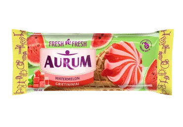 Saldējums AURUM ar arbūzu garšu 98g