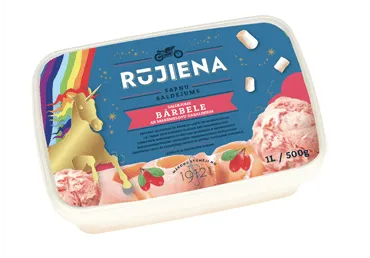 Saldējums bārbele-maršmelovs RŪJIENA 500g