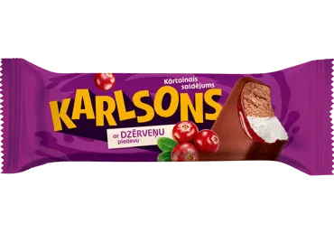 Saldējums dzērveņu KARLSONS 75g