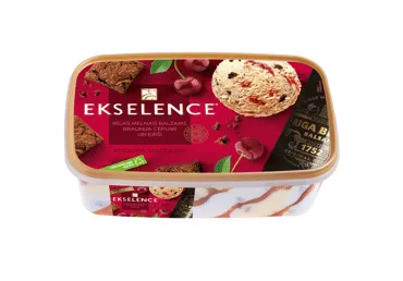 Saldējums ķiršu balzāms-braunijs EKSELENCE 500g