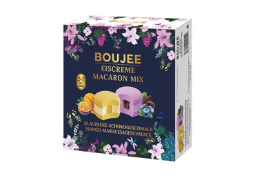 Saldējums makarūni mango melleņu BOUJEE 4x60g
