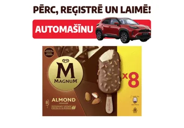 Saldējums mandeļu MAGNUM 8x75g