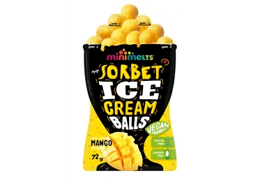 Saldējums MINI MELTS BIG mango sorbets bumbiņās 72g