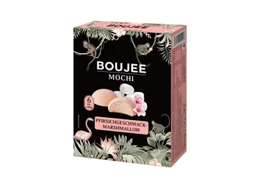 Saldējums persiku ar zefīru Mochi BOUJEE 6x40g