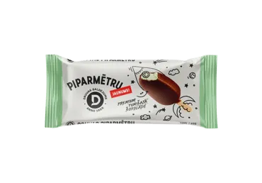 Saldējums piparmētru šokolādes glazūrā DRUVA 45g