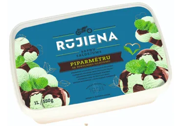 Saldējums piparmētru-šokolādes RŪJIENA 550g