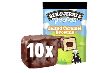 Saldējums Salted caramel Browni B&J 10x15g