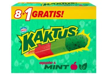 Saldējums sorbets piparmētru-ābolu KAKTUS 8x54g