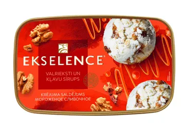 Saldējums valriekstu-kļavu sīrups EKSELENCE 480g