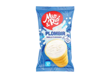 Saldējums vaniļas plombīrs MIO&RIO 65g