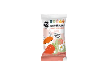 Saldējums zemeņu TUTAS BIO 70g 