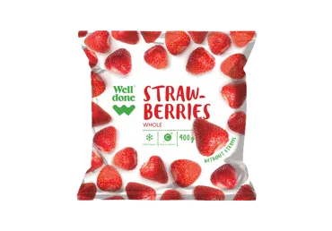 Saldētas zemenes WELL DONE 400g
