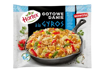 Saldēti dārzeņi ar vistu Gyros HORTEX 450g