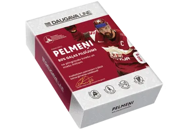 Saldēti pelmeņi ar gaļas pildījumu DAUGAVA 400g