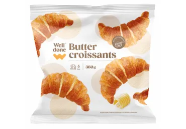 Saldēti Sviesta kruasāni WELL DONE 360g