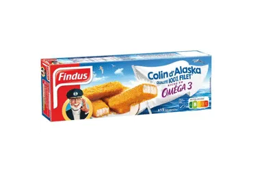 Saldēti zivju filejas pirkstiņi FINDUS 420g