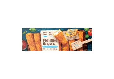 Saldēti zivju filejas pirkstiņi WELL DONE 450g