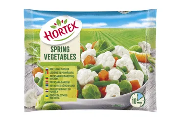 Saldētu pavasara dārzeņu maisījums HORTEX 400g