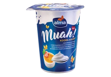 Saldkrējuma jogurts ALMA ar krēmu brulē 380g