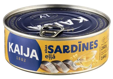 Sardīnes eļļā EO 240g