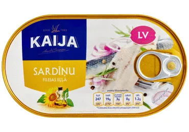 Sardīņu filejas eļļā KAIJA 170g