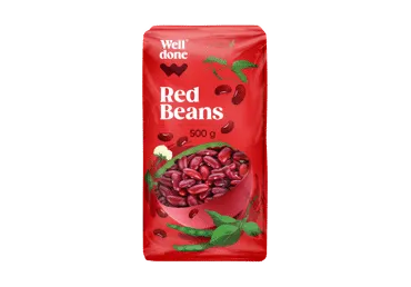 Sarkanās pupiņas WELL DONE 500g