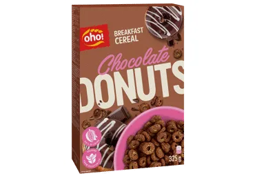 Sausās brokastis Chocolate Donuts OHO 325g