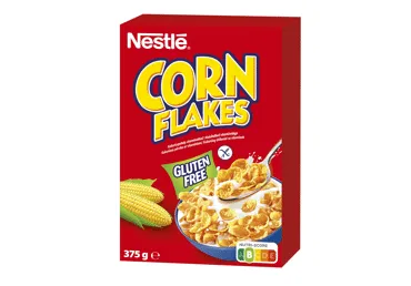 Sausās brokastis NESTLE CORN FLAKES bez gutēna 375g