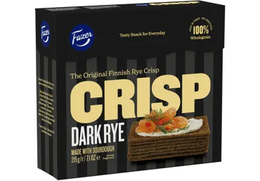 Sausmaizītes FAZER CRISP tumšās rudzu 215g