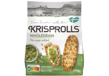 Sausmaizītes KRISPROLLS pilngraudu bez cukura 225g