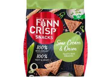 Sausmaizītes rudzu FINN CRISP krējuma/sīpolu 150g